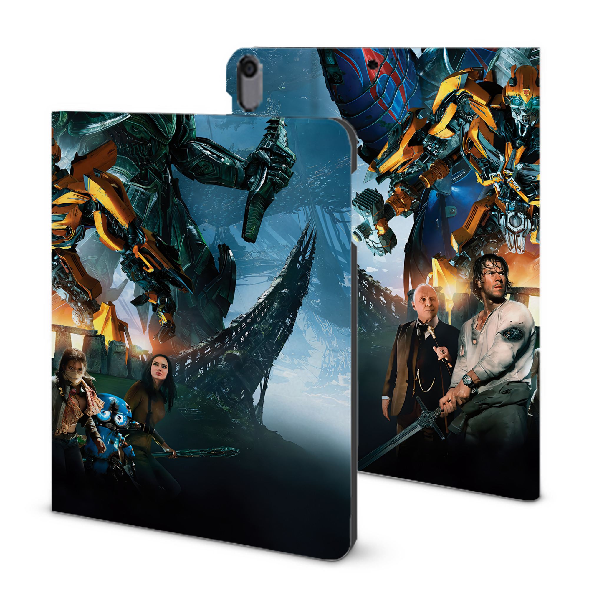 （画像用） Transformers トランスフォーマー IPad ケース ブック型 PUレザー TPU 耐衝撃 軽量 薄型 ペン収納なし 全面保護 IPad 各モデル対応